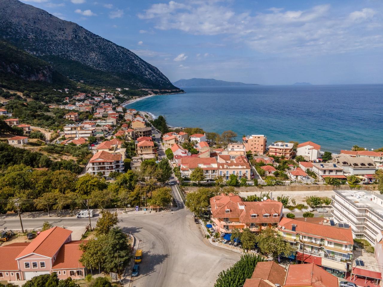 Poros Kefalonia aerial image